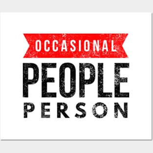 Occasional People Person Posters and Art